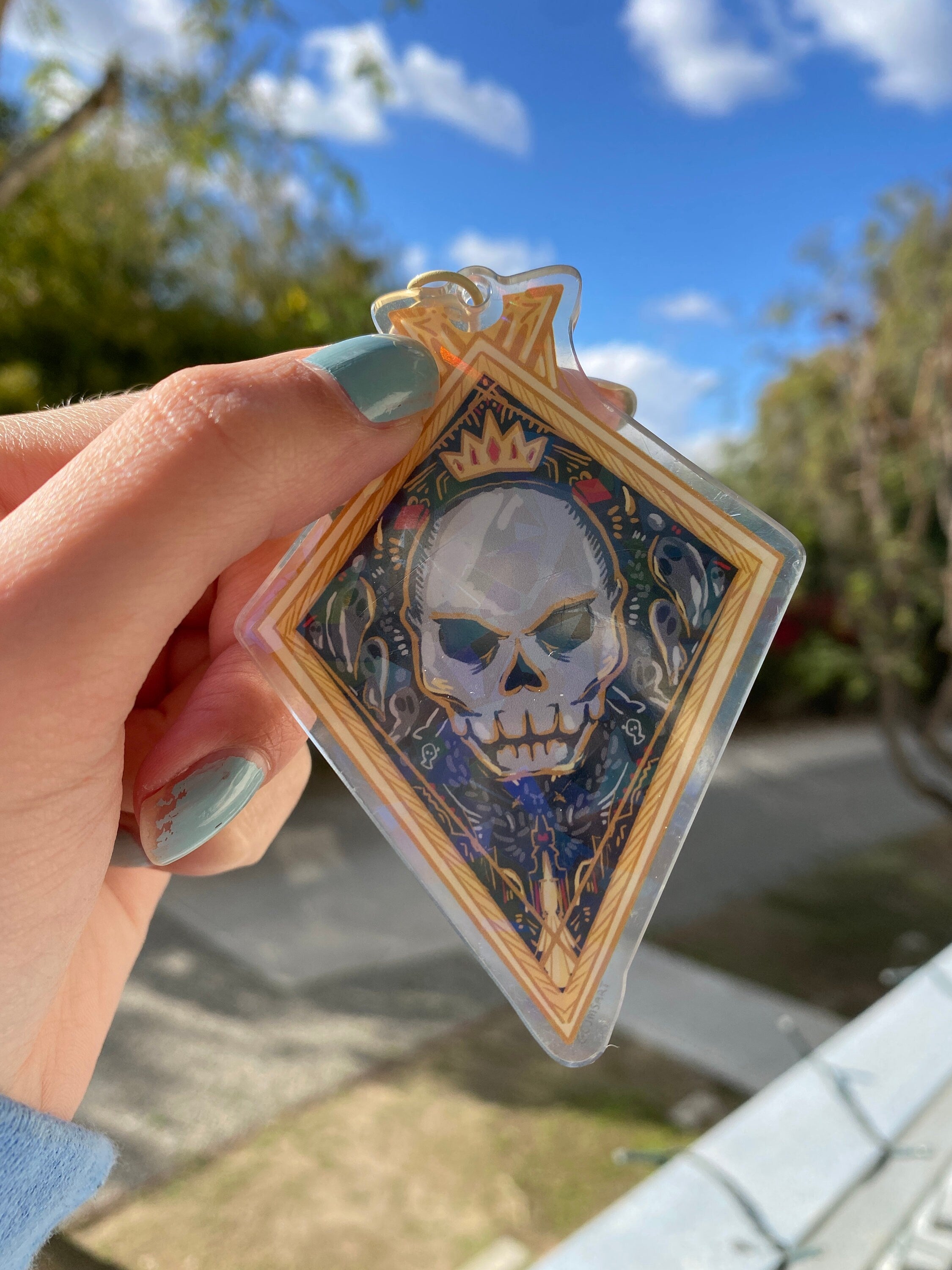 Sun Child and Emo Child /PJO Holo Keychain