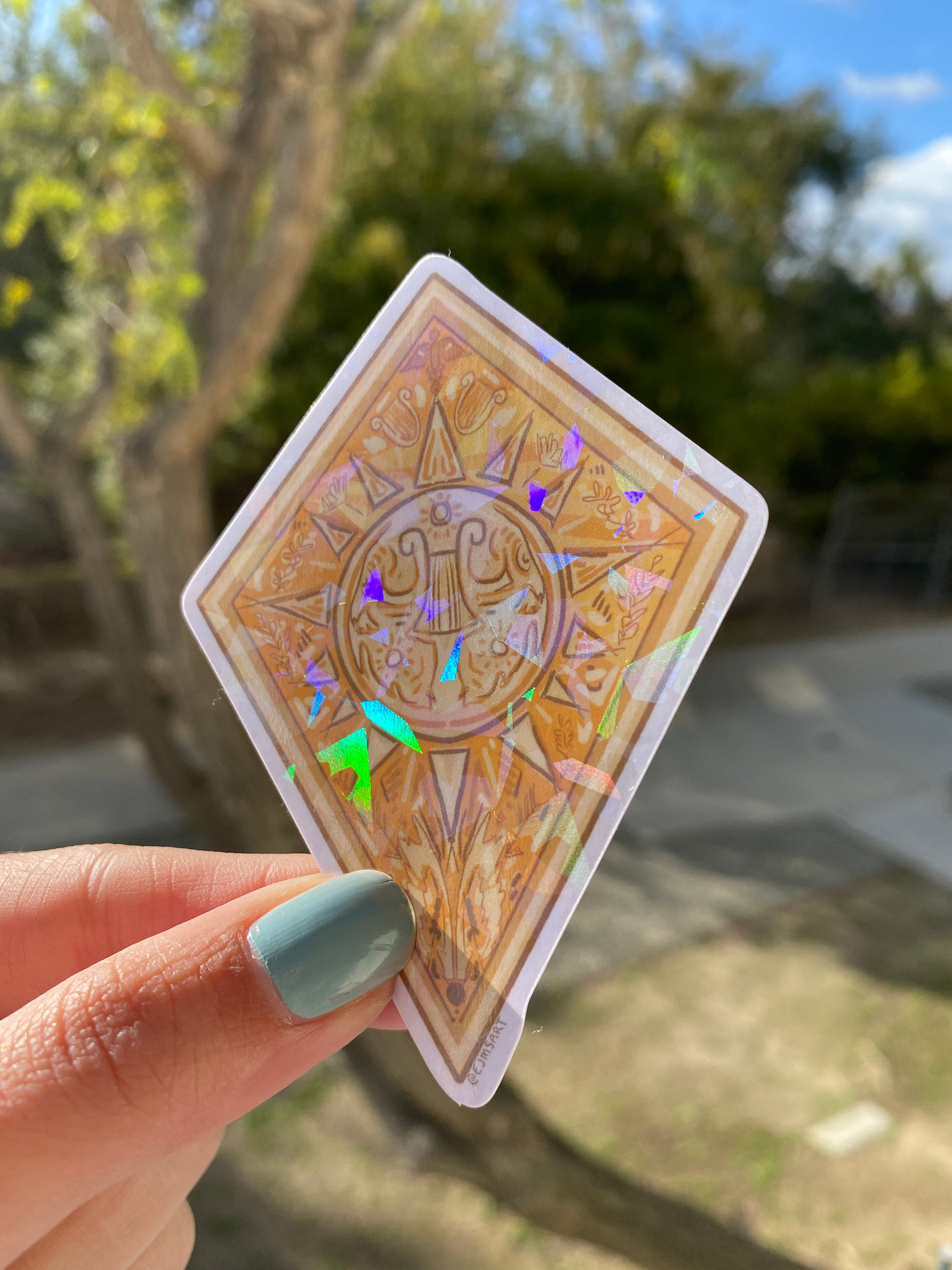 Sun Child and Emo Child /PJO Holo Sticker