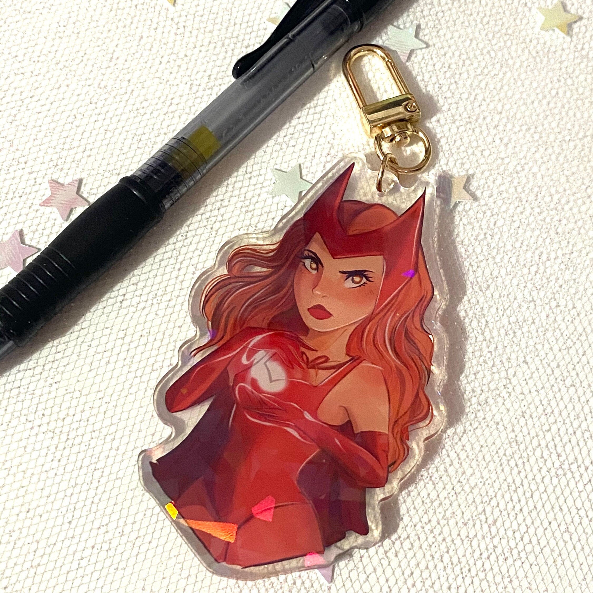 Wanda ; Scarlet Witch Keychain