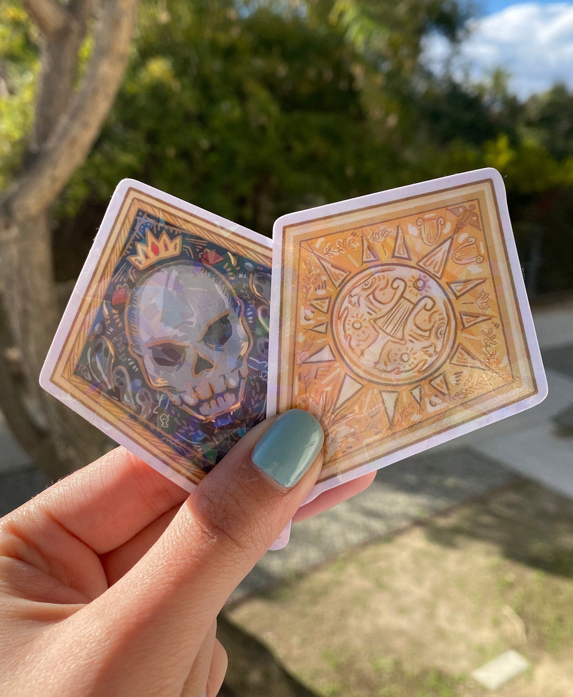 Sun Child and Emo Child /PJO Holo Sticker