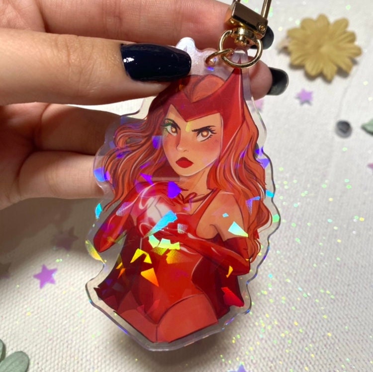 Wanda ; Scarlet Witch Keychain