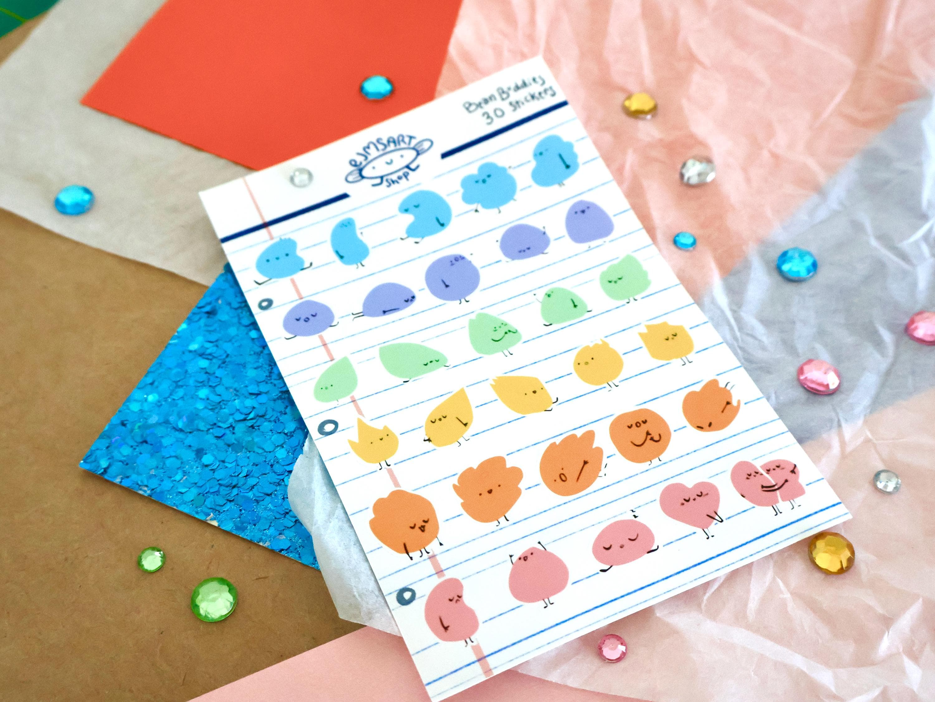Bean Buddies Sticker Sheet