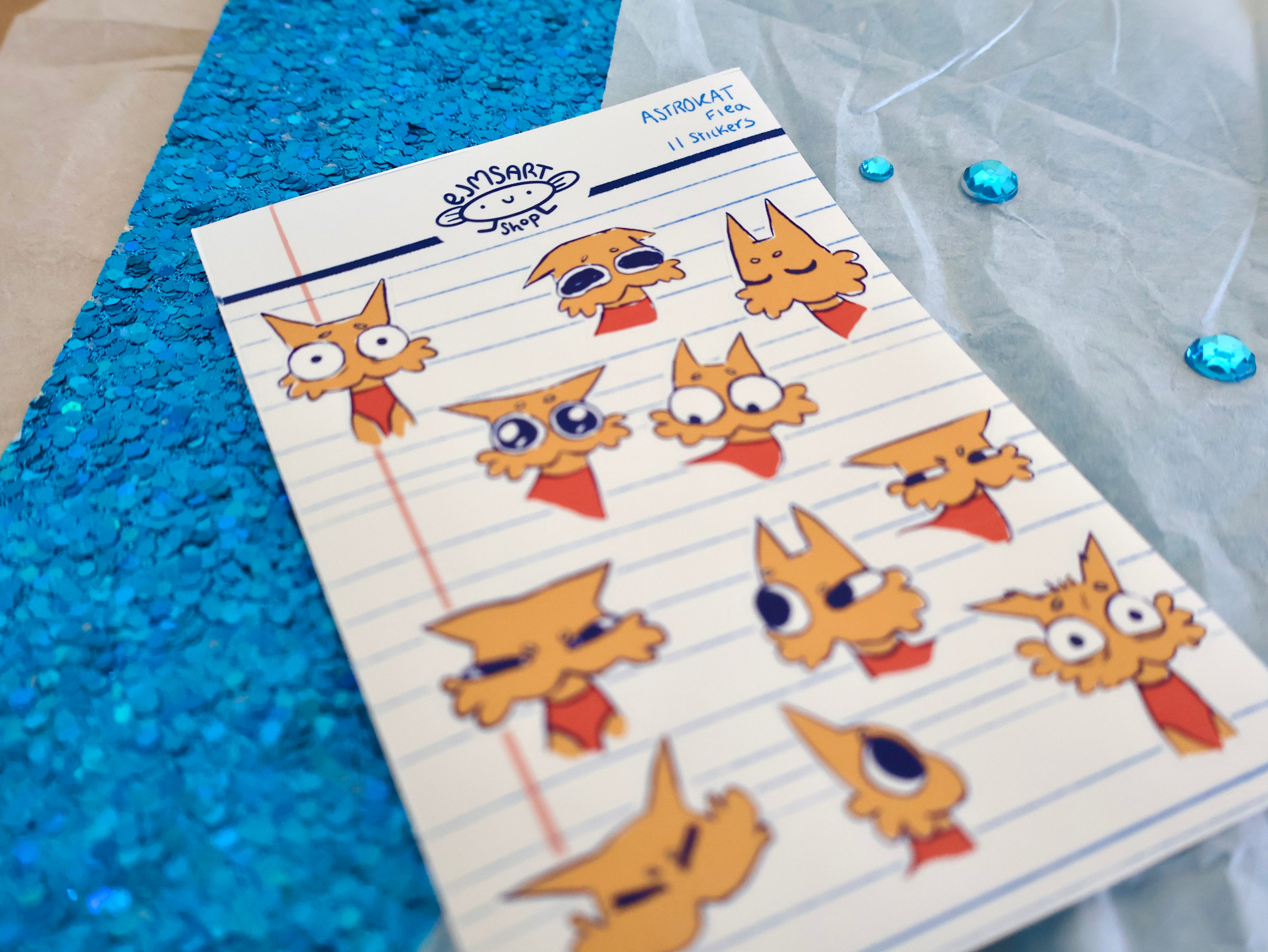 Astrokat Sticker Sheet