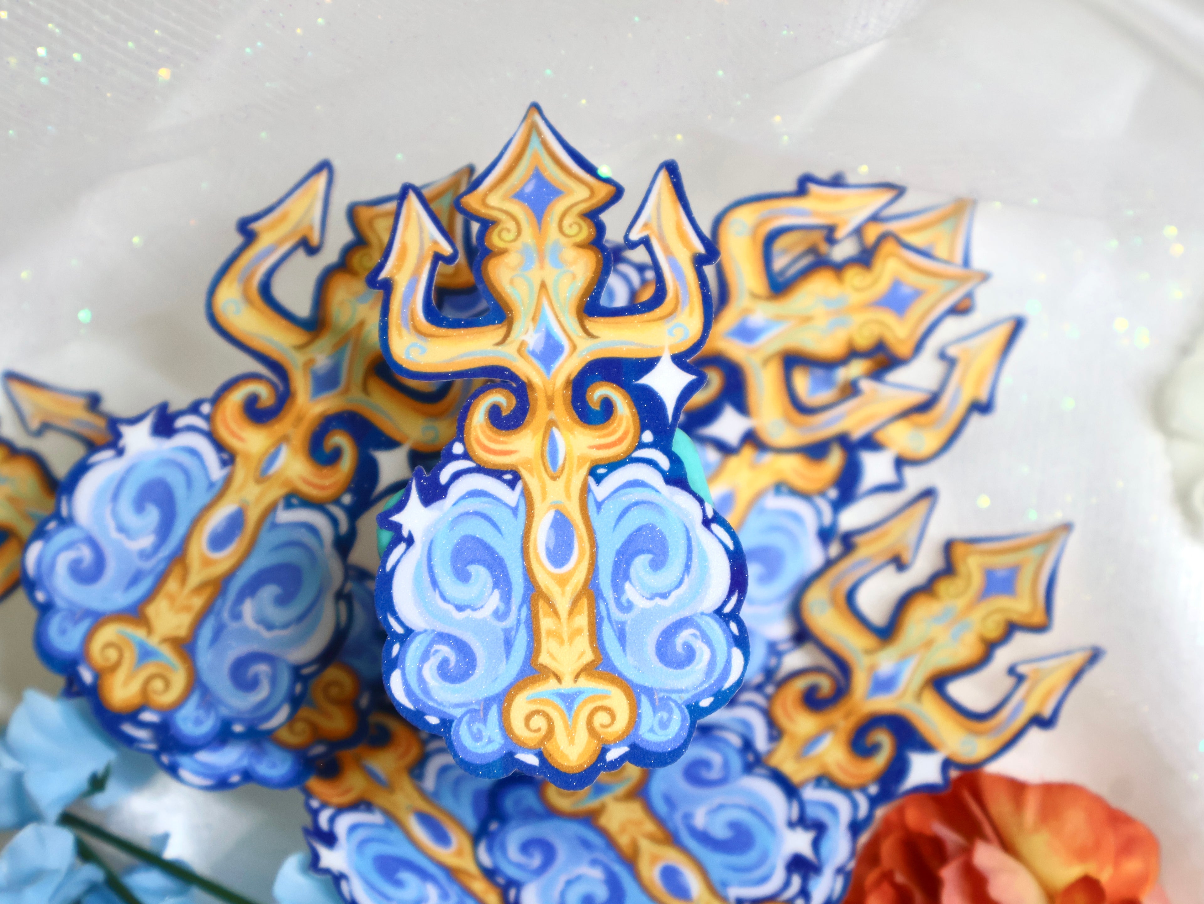 Poseidon Trident | Sticker