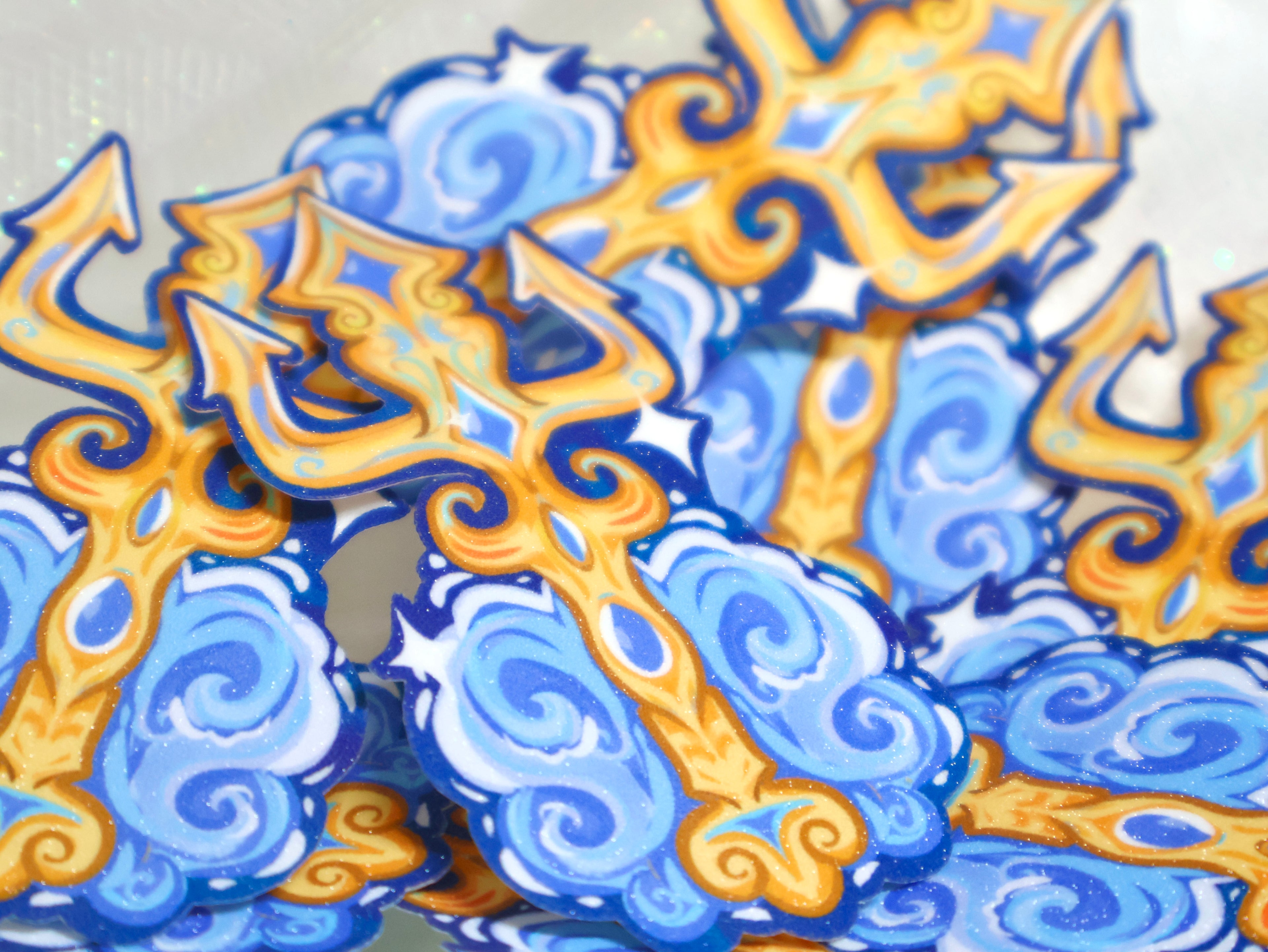 Poseidon Trident | Sticker