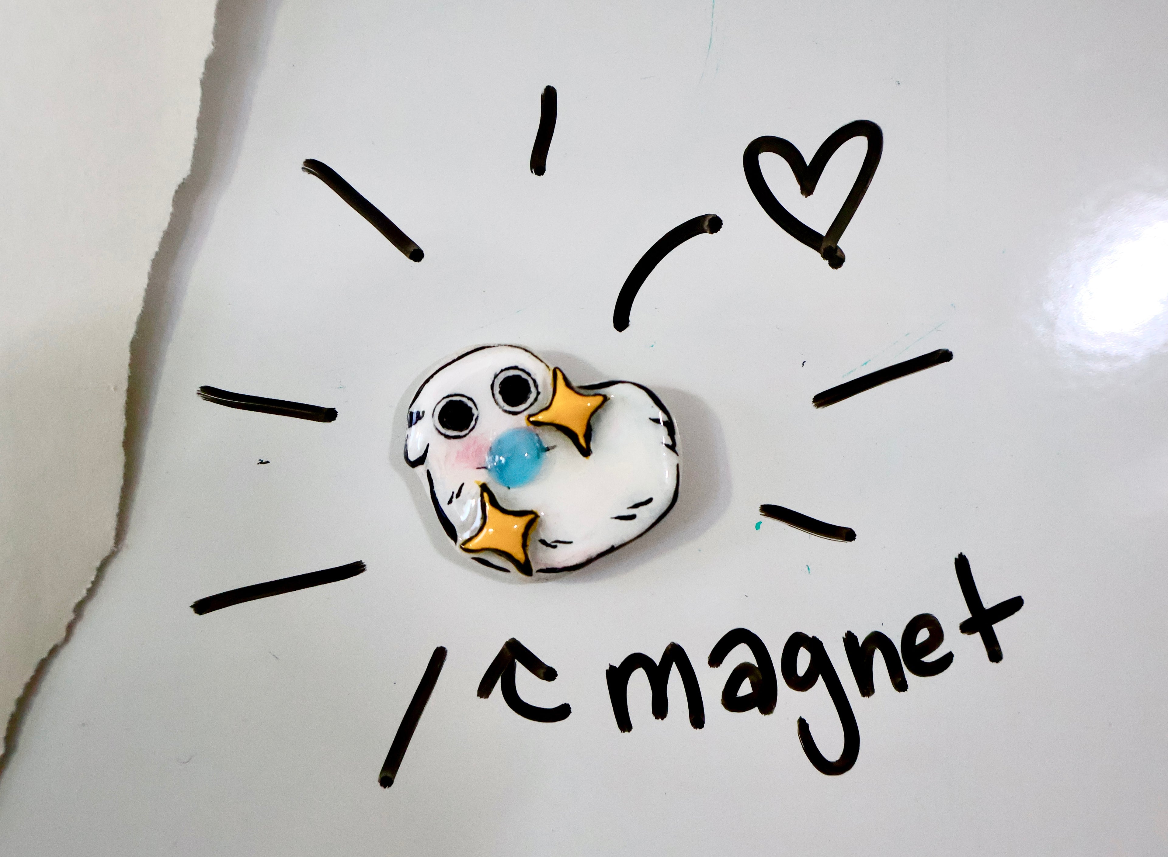 Brush Buddy | Clay Magnet/Pin