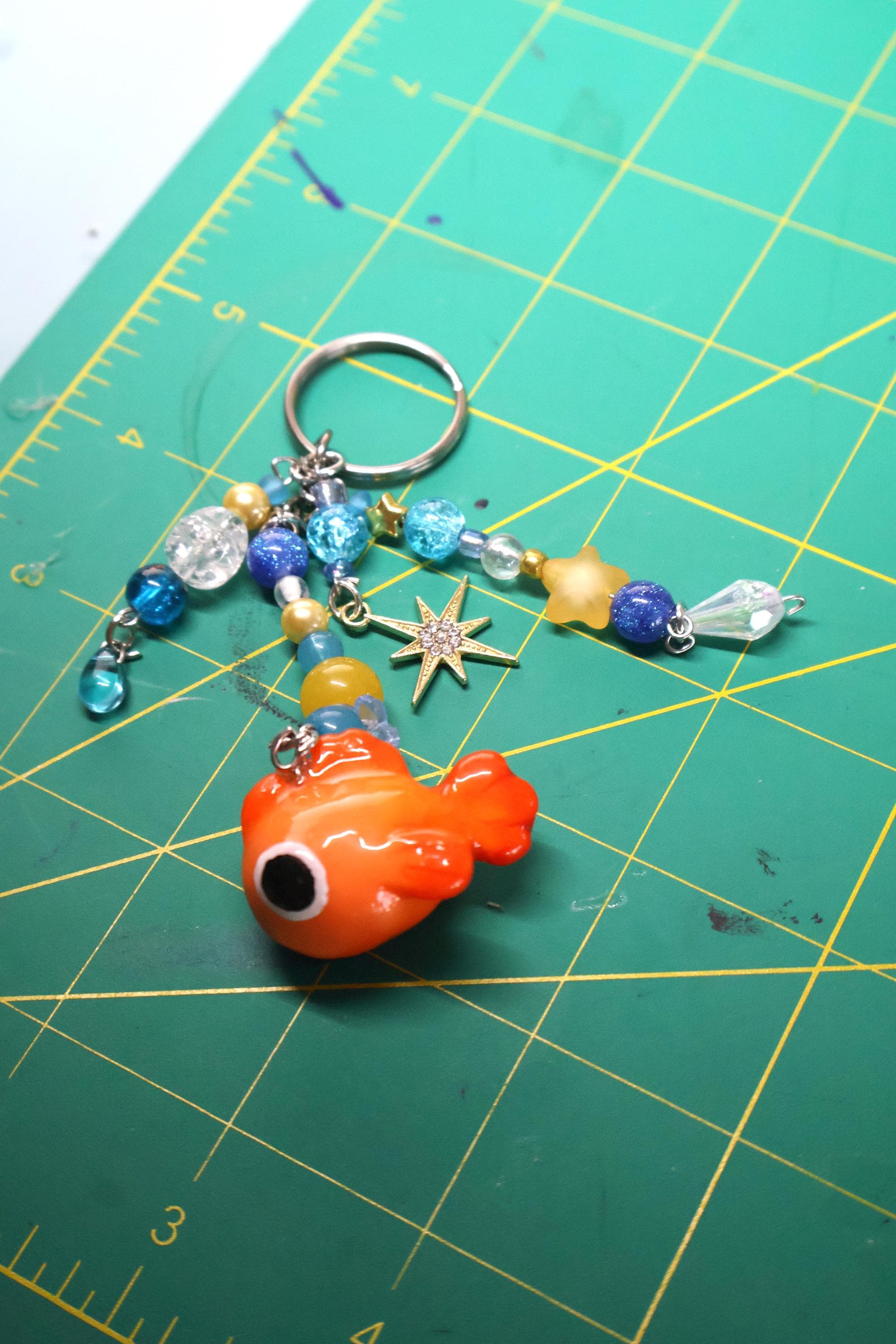 Fish Polymer Clay Keychain | Henri