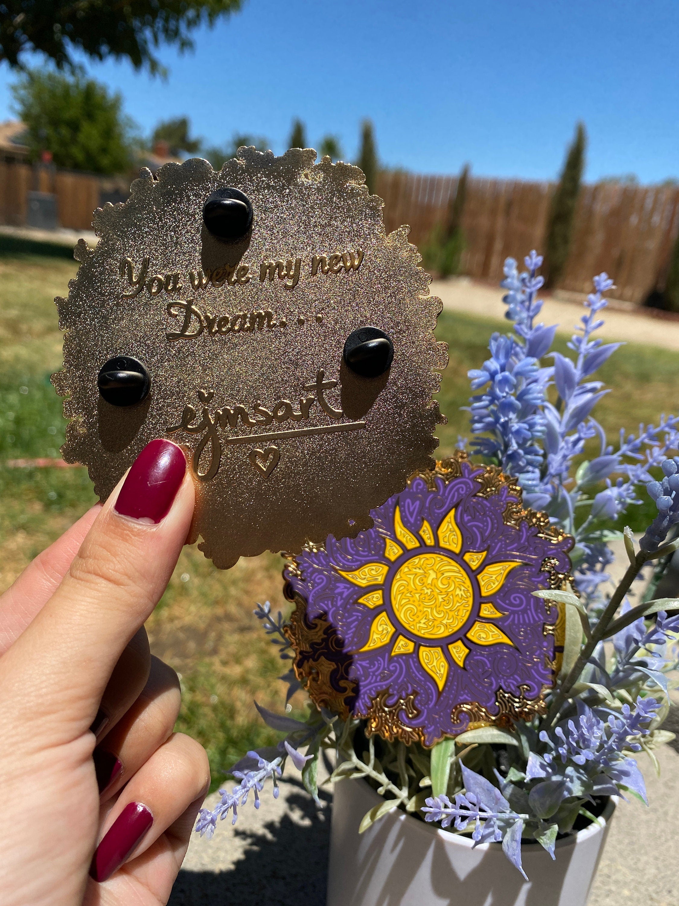Sun Flower Enamel Pin