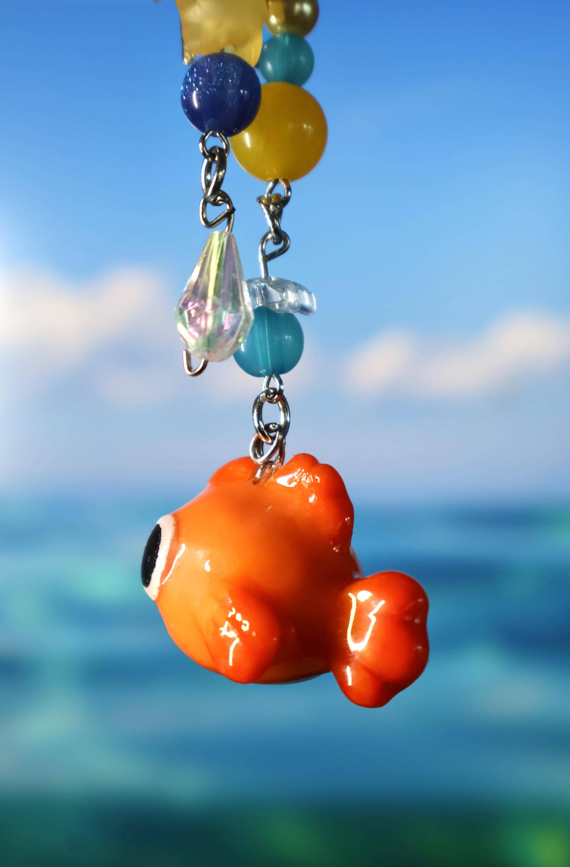 Fish Polymer Clay Keychain | Henri