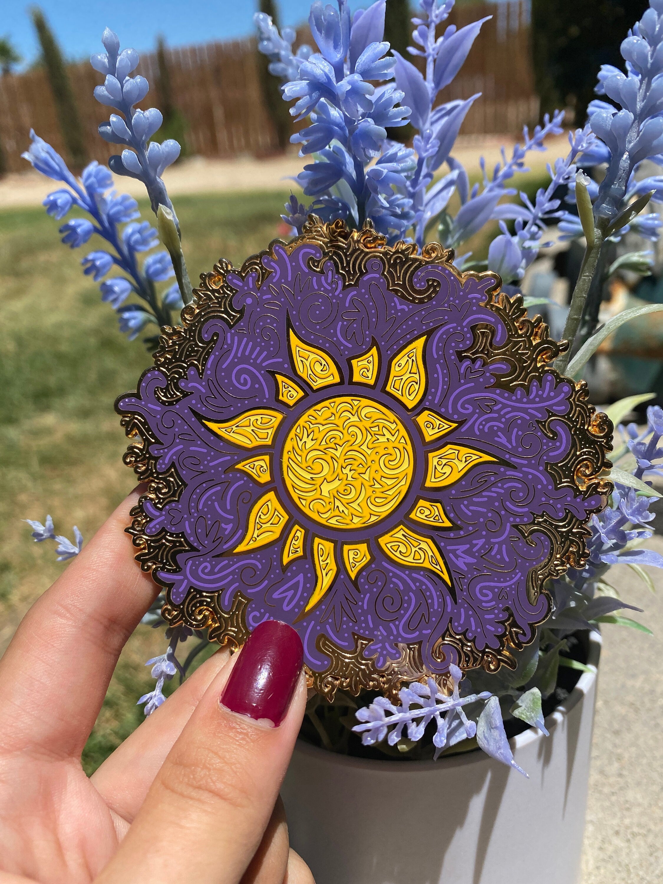 Sun Flower Enamel Pin